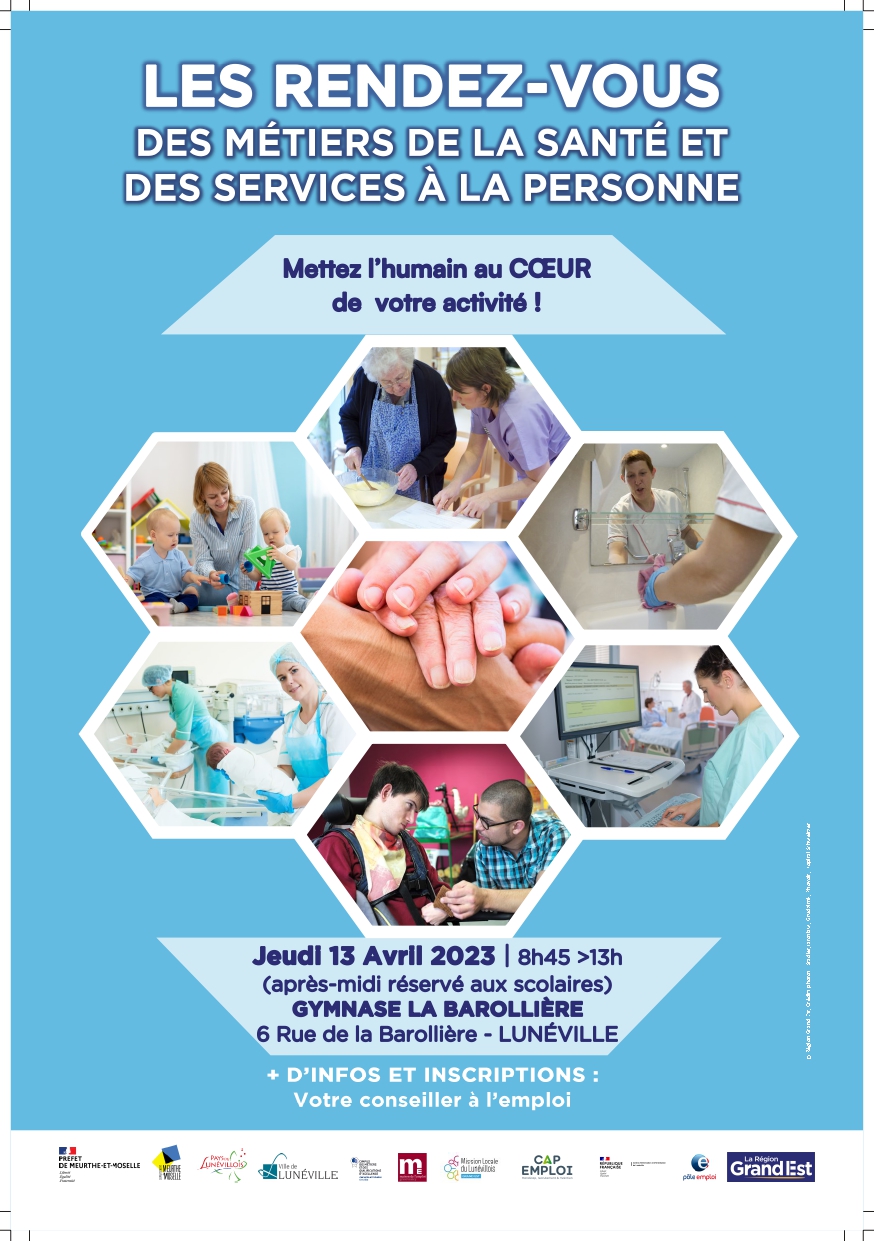 Venez découvrir les métier de la santé et des services à la personne.