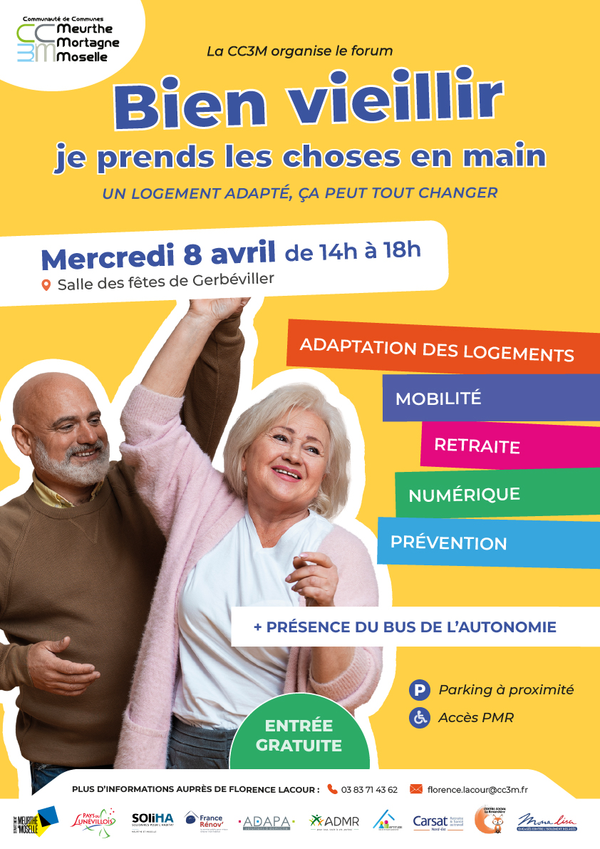 "Bien vieillir je prends les choses en main" - Gerbéviller le 8 avril 2026