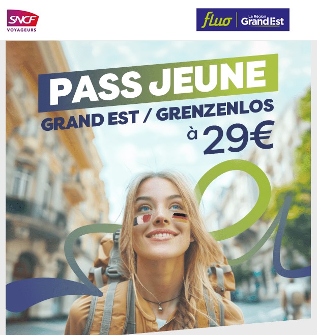 Pass jeunes Fluo Grand Est Eté 2024