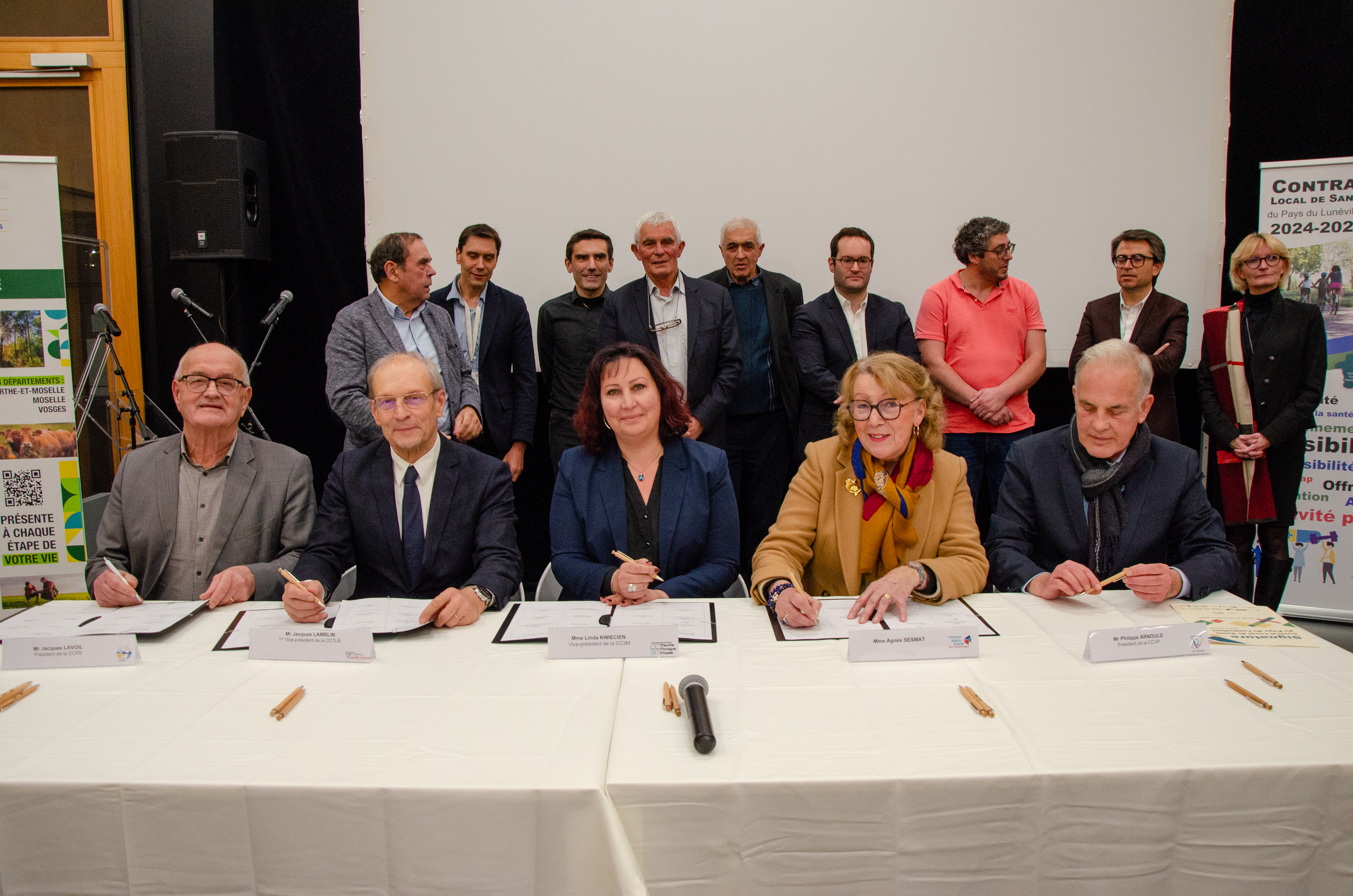 les 4 CC signataires du CLS