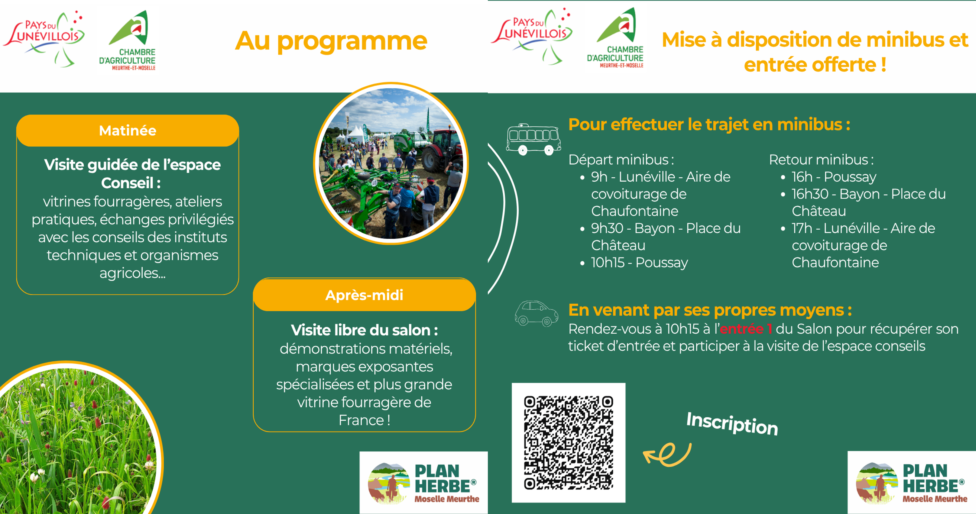 Programme Salon de l'herbe