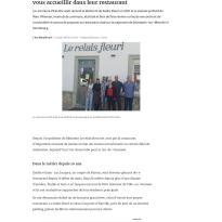 ...Einville-au-Jard. Le Relais Fleuri _ les nouveaux gérants prêts à vous accueillir dans leur restaurant