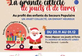 Collecte jouets et livres